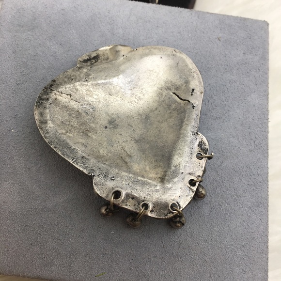 Tribal Slider Heart Pendant w/ Bells - Picture 6 of 6